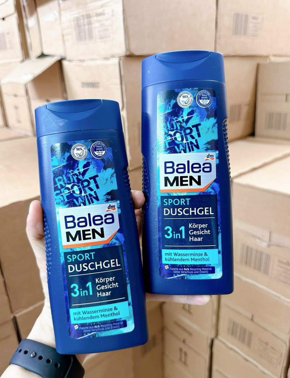 Collection Balea Men – Gels Douche 3 en 1 et 4 en 1. 2500F l'unité
