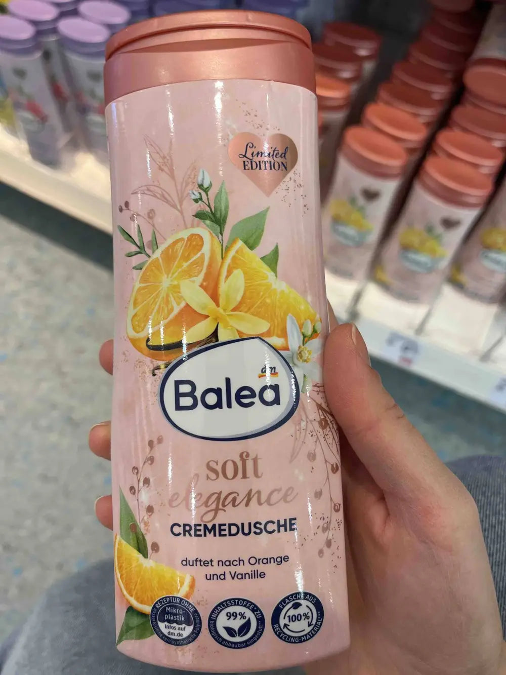 Collection Gels douche BALEA Homme et femme - Votre bain au multi parfums naturels. 2500F l'unité