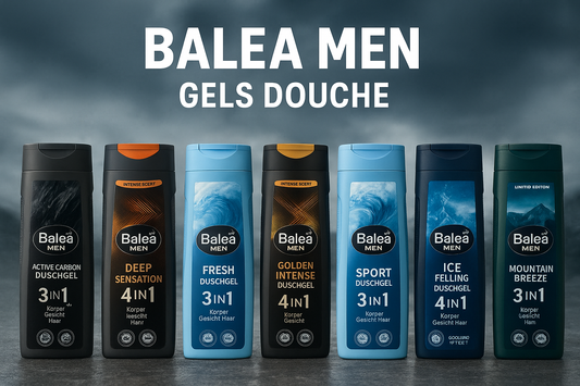 Collection Balea Men – Gels Douche 3 en 1 et 4 en 1. 2500F l'unité