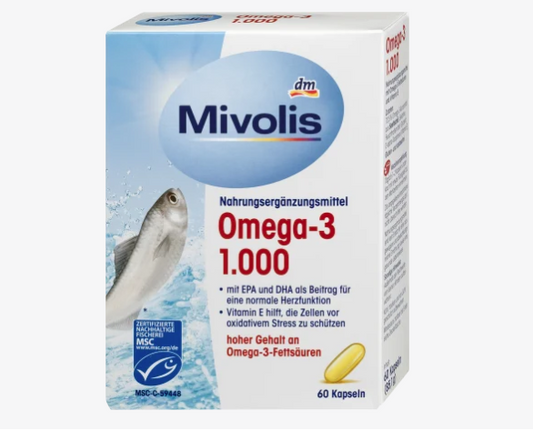 Mivolis Oméga 3 1000 _ Le coeur, le cerveau et les yeux vous diront merci